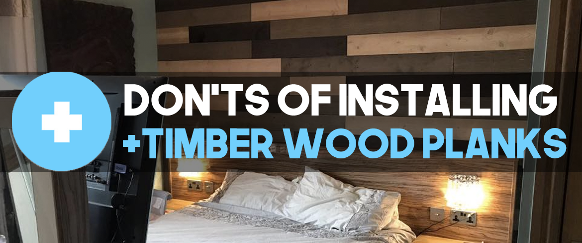 Installing a wood feature wall: what not to do!